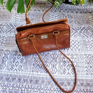 Vintage Bueno Women's Faux Leather Paisley Western Boho Shoulder Bag